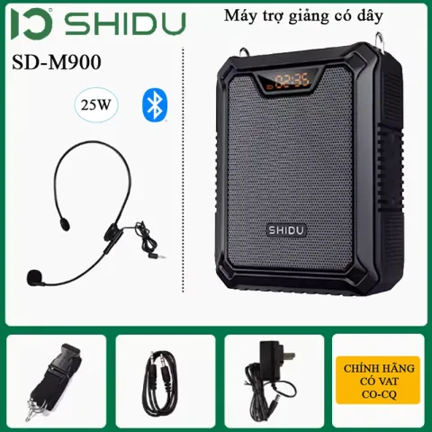 Máy Trợ Giảng Có Dây Chống Nước Công Suất Cao 25W Shidu Sd-M900