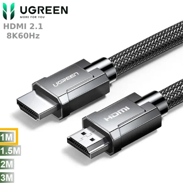 Cáp HDMI 2.1 8K 60Hz Ugreen kích thước 1m