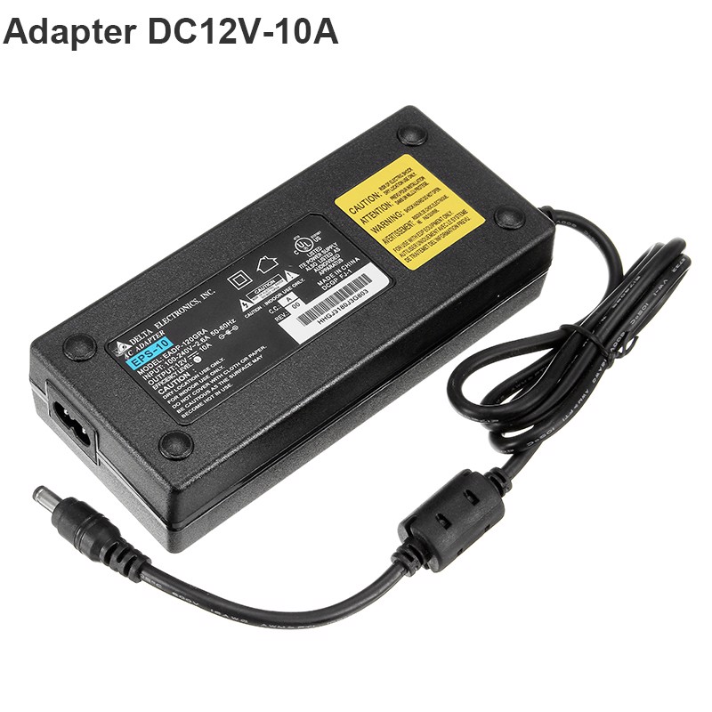 Nguồn DC12V-10A Delta chân 5.5mm*2.5mm