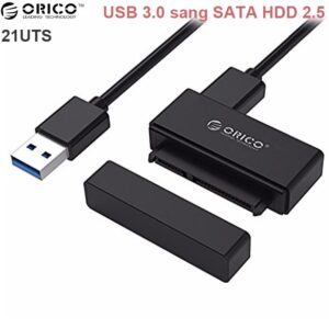 USB 3.0 sang SATA đọc dữ liệu HDD SSD 2.5 Orico 21UTS