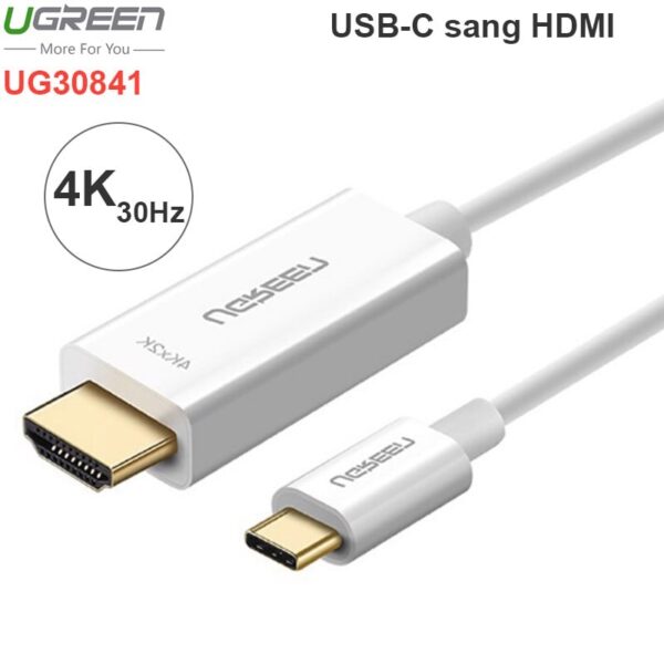 Cáp USB-C ra HDMI 4K30Hz 1.5 mét UGREEN 30841
