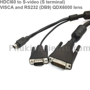 Cáp HDCI60 sang S-video (S terminal) VISCA RS232 DB9 QDX6000 lens 3 mét