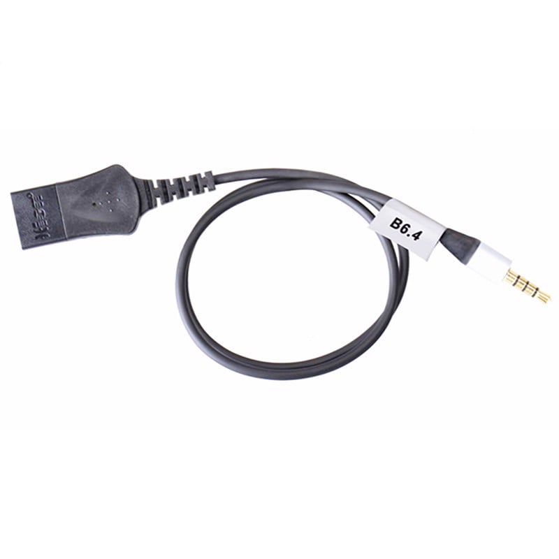 Cáp kết nối Micro + Tai nghe Hion - | Cáp chuyển đầu 3.5mm ra 4PIN cho Tai nghe Microphone Hion QD-B6.4