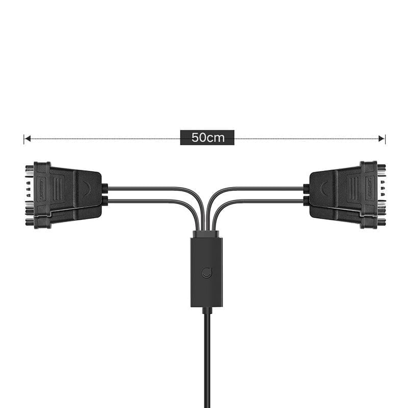 Cáp chuyển USB ra 4 cổng RS232 COM9 DB9 UGREEN 30770 1.5 mét
