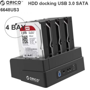 HDD Docking 4 Bay Orico 6648US3-C có chức năng nhân bản ổ cứng