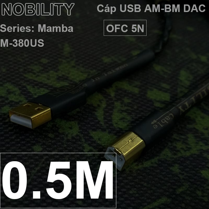 cap usb dac am-bm 0.5m nobility