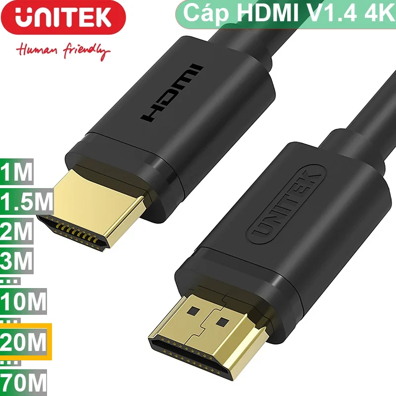 Cáp HDMI Unitek 1.4 4k 2k dài 20m