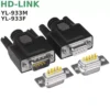 Đầu Hàn Cổng COM DB9 âm dương với vỏ nhựa PVC, nhân đồng chất lượng cao HD-Link YL-933M và YL-933F