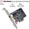 Card ghi hình cho máy nội soi- máy siêu âm AV  S-Video PCIE 1X AverMedia C725B Đài Loan