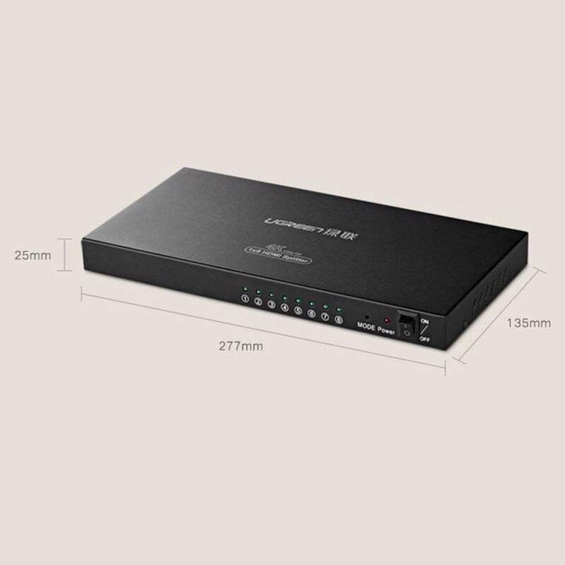 Bộ chia cổng HDMI 1 ra 8 4K2K@30Hz 3D Ugreen 40203