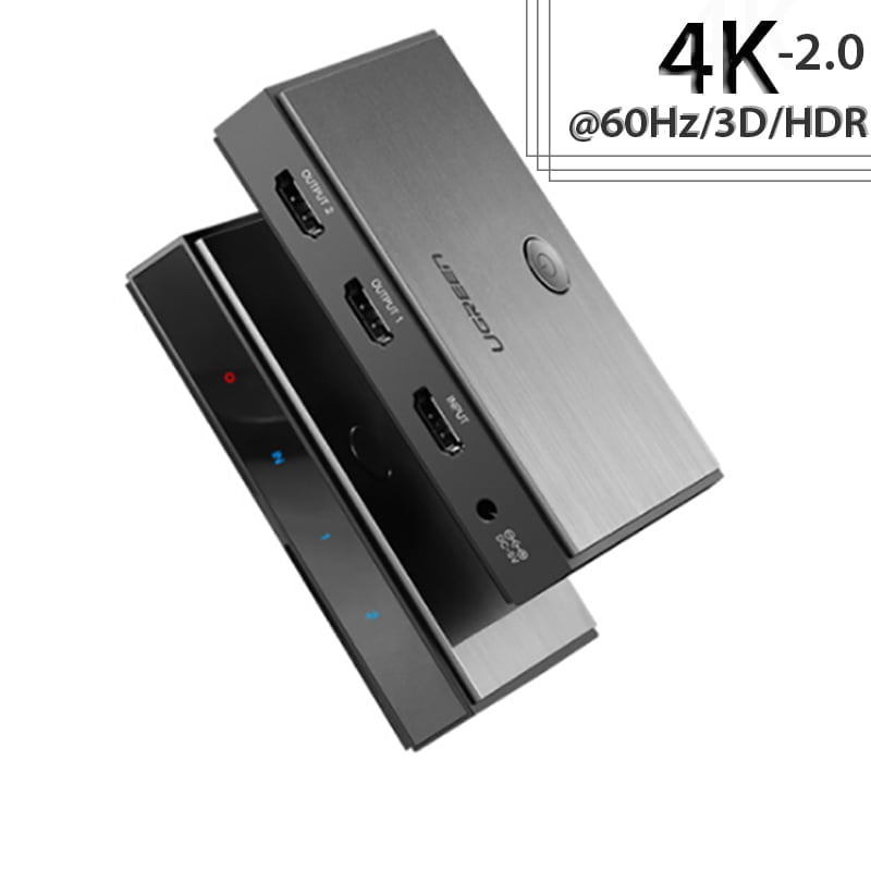 bo chia hdmi 2.0 4k 1 ra 2 ugreen 50707
