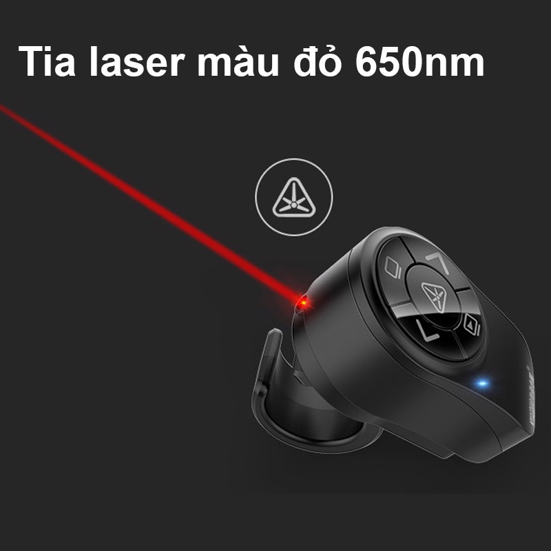 Bút trình chiếu laser mini xỏ ngón tay - Bút chỉ laze cho máy chiếu RF035