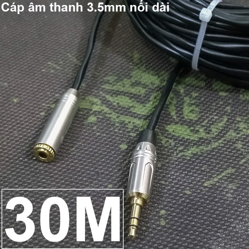 Cáp audio 3.5mm nối dài Coraon jack 3.5mm LCS3G Z-240-BG cáp NC-2B2AT 10M 15M 20M 25M 30M 40M 50M
