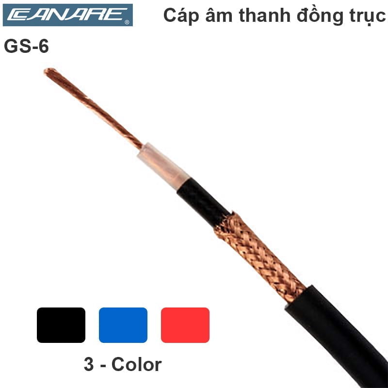 Cáp âm thanh đồng trục 1 lõi Canare GS-6