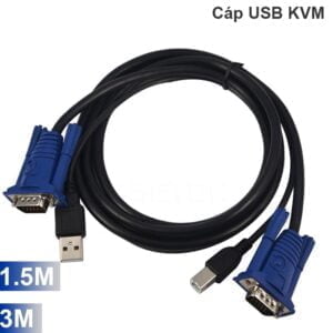 Cáp KVM USB 1.5 mét 3 mét