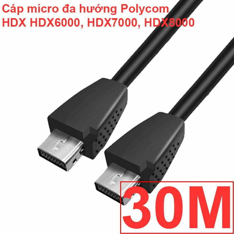 Cáp Micro Polycom dòng HDX6000, HDX7000, HDX8000 dài 5M 10M 15M 20M 30M
