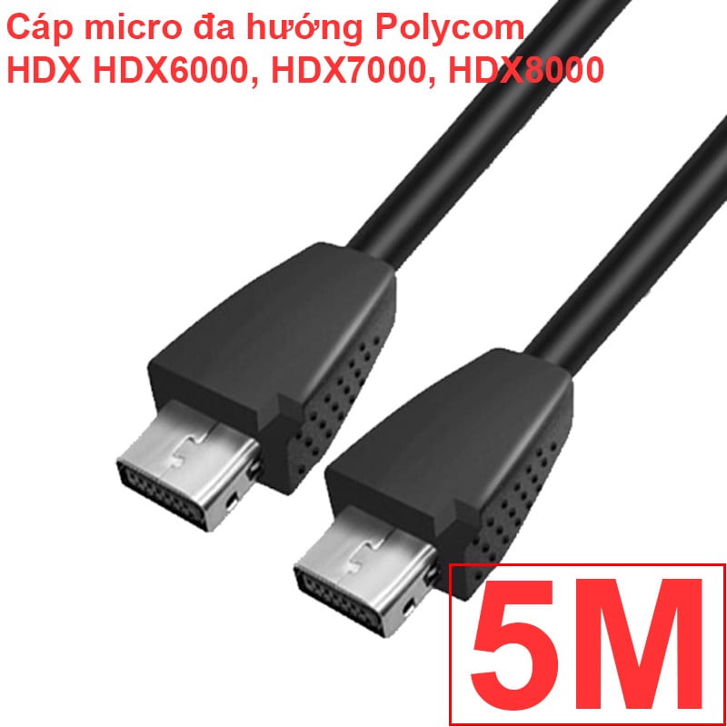 Cáp Micro Polycom dòng HDX6000, HDX7000, HDX8000 dài 5M 10M 15M 20M 30M