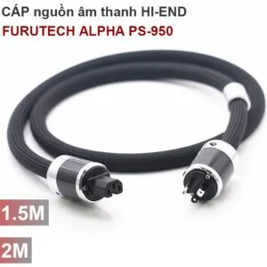 Cáp nguồn âm thanh cho Amplifier 1.5M 2M chính hãng Furutech Alpha PS-950 FL-50M
