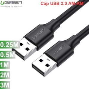 Cáp USB 2.0 male to male 0.25M 0.5M 1M 1.5M 2M 3M UGREEN