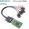 Card Moxa CP-104UL 4 Port RS232 Universal PCI serial onboard