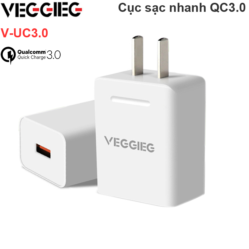 Cuc Sac Nguon 5V-3A Qc3.0 Veggieg V-Uc3.0