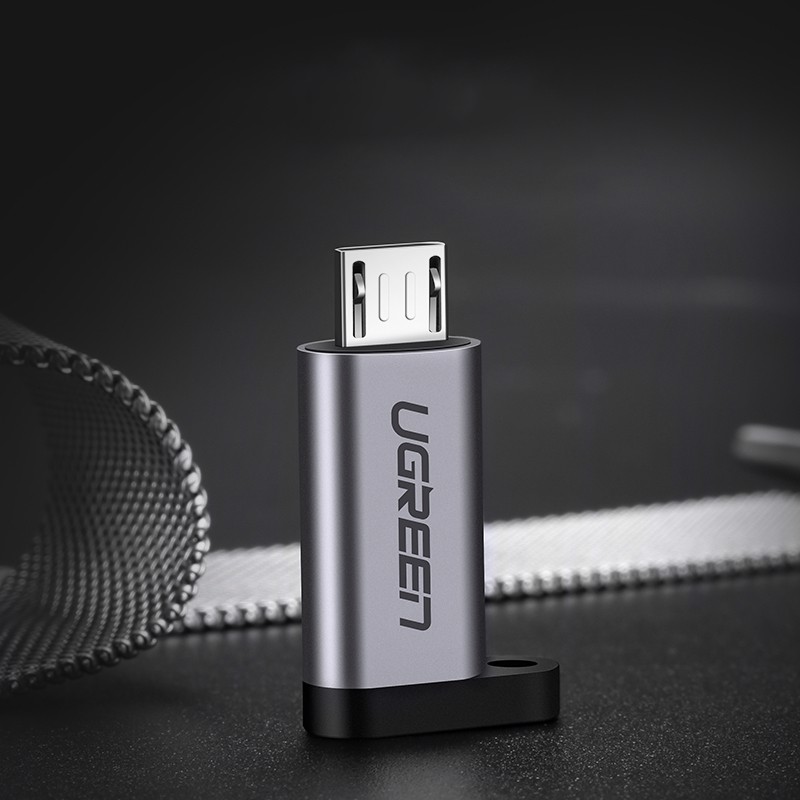 Đầu đổi Micro USB đực sang USB type C cái Ugreen 50590