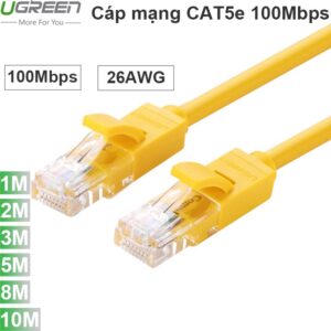 Cáp mạng LAN CAT5E Ugreen 1M | 2M | 3M | 5M tốc độ đạt 1Gbps