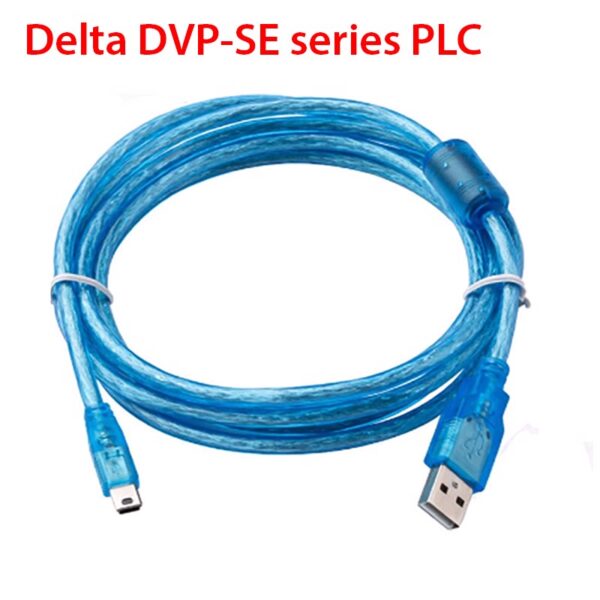 Cáp lập trình PLC màn hình HMI Delta DVP-SE series 1.5 mét