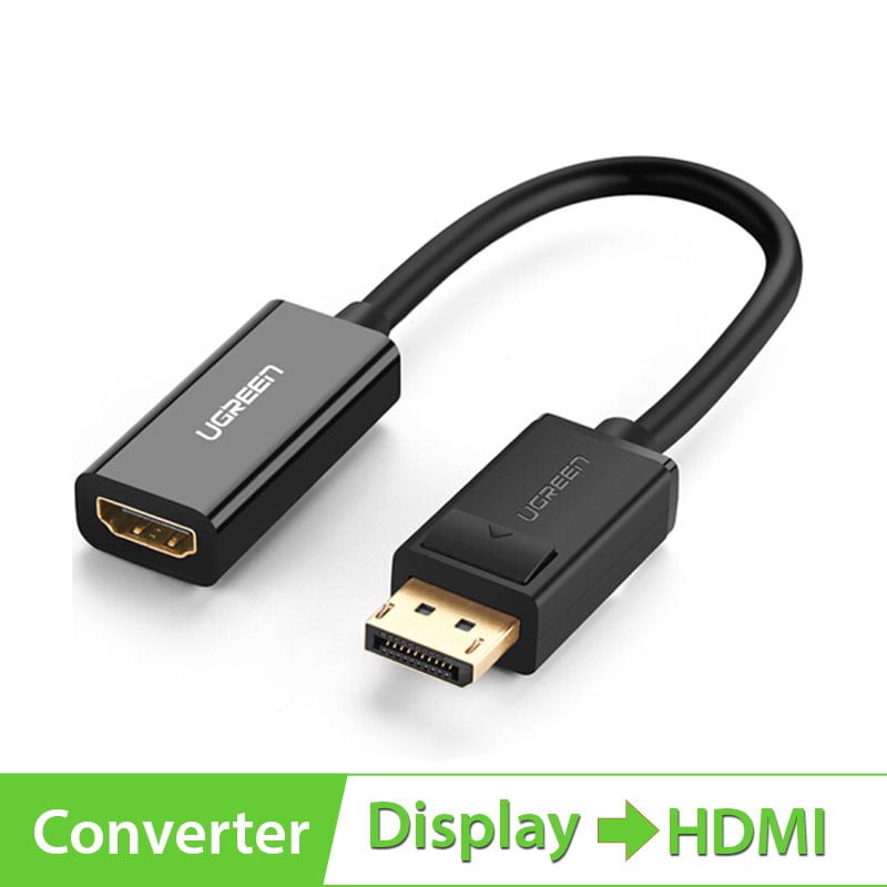 Display port to HDMI adapter UGREEN 40362 - Hỗ trợ full HD 1920*1080P