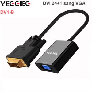Chuyển đổi DVI D 24+1 sang VGA converter 1080P Veggieg D-V1B
