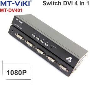 Bộ gộp DVI 4 vào 1 - Switch DVI 4 in 1 out MT-VIKI MT-DV401