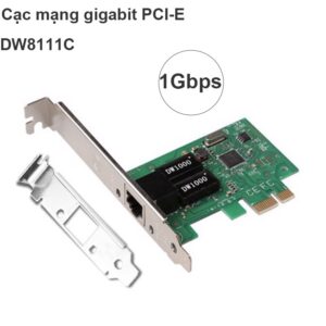 Card PCI-E sang LAN Gigabits 100/1000 DIEWU DW8111C