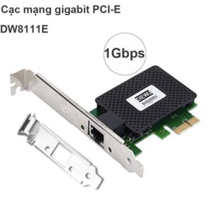 Card PCI-E sang LAN Gigabits 100/1000 DIEWU DW8111E