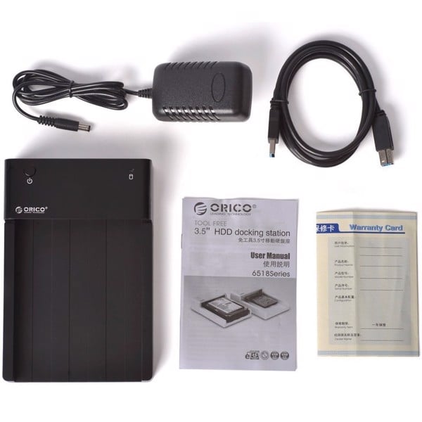 HDD Dock USB 3.0 SATA3 ORICO 6518US3 cho ổ cứng 2.5 và 3.5 - Phụ Kiện Điện Tử Việt Nam