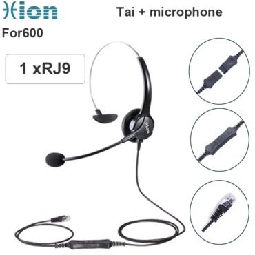 Tai nghe + mic Hion For600 cho tư vấn chăm sóc khách hàng chân RJ9 cho điện thoại để bàn - Phụ Kiện Điện Tử Việt Nam