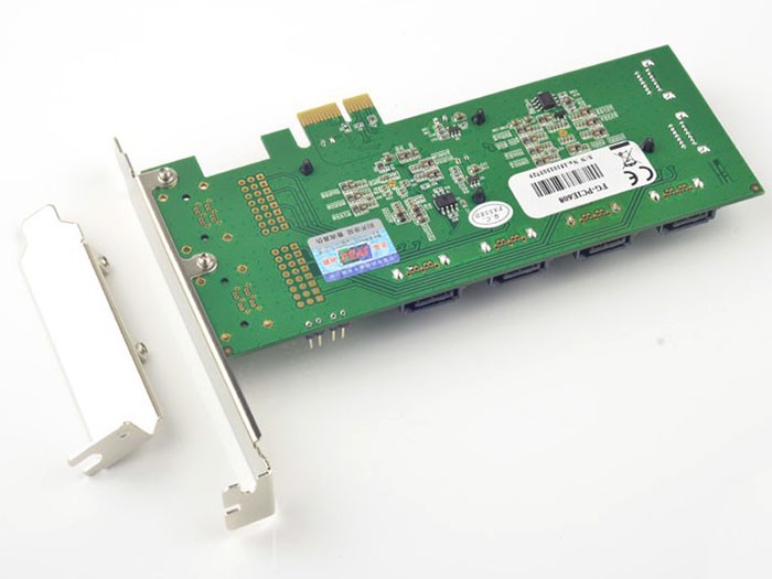 PCI-E 1x to 8 SATA III 6Gbps Syba FG-PCIE608
