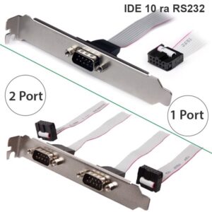 Cáp IDE-10 mainboard mở rộng ra  RS232 1Port  và 2 Port- 0.3m