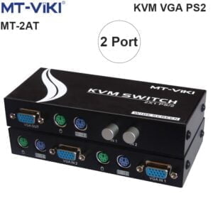 KVM Switch 2 port PS2 Chuyển mạch 2 CPU ra 1 màn hình MT-VIKI MT-2AT