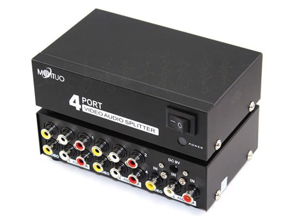 Bộ chia tín hiệu AV Video Audio 1 ra 4 cổng MT-VIKI MT-104AV - Phụ Kiện Điện Tử Việt Nam