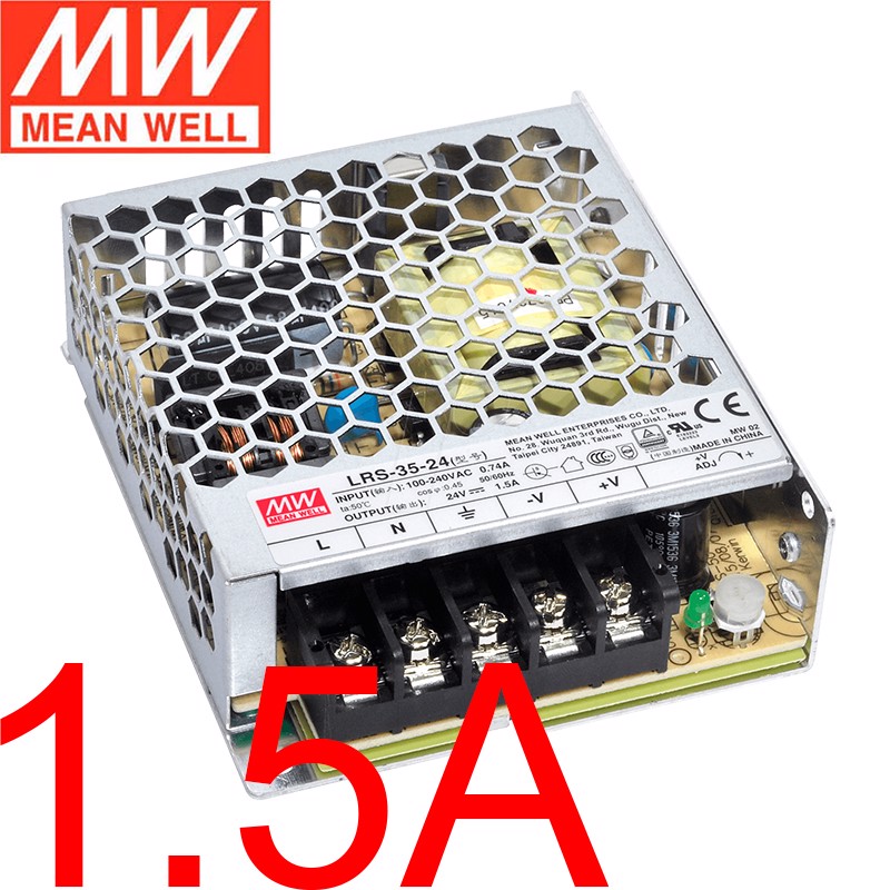 Nguồn DC LED 24V-8.8A 211,2W Meanwell LRS-200-24