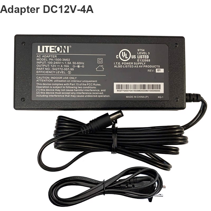 Nguồn adapter DC12V-4A Liteon chân 5.5mm*2.1mm