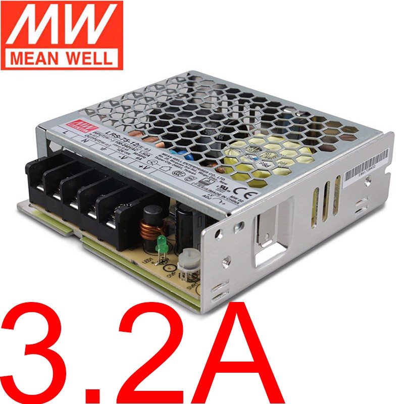 Nguồn DC LED 24V-14.6A 350.4W Meanwell LRS-350-24 có quạt tản nhiệt