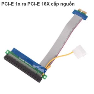 Cáp chuyển đổi PCI-E 1X sang PCI-E 16X có cấp nguồn