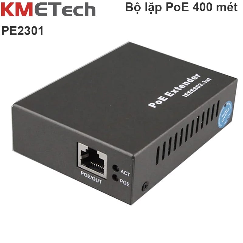 Bộ khuếch đại tín hiệu POE 400M KMETech PE2301