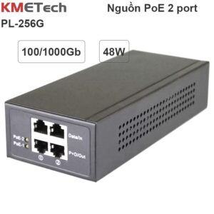 Switch PoE 4 Port Gigabit(2 Data in+ 2 Data PoE Out) KMETech PSE256G