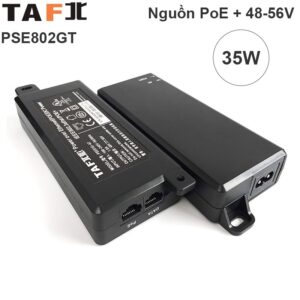 Nguồn PoE+ 48-56V/35W gigabit 802.3af/at Tafit PSE802GT