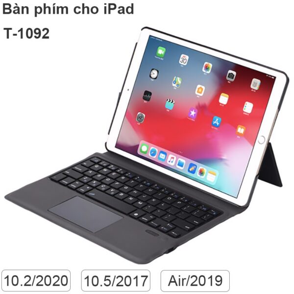 Bao da kèm bàn phím iPad Pro 10.5 Air 10.5  T1092 - T206