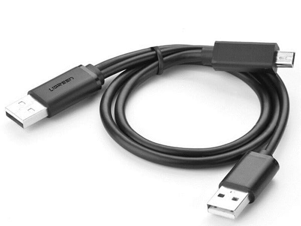 Cáp USB 2.0 to Mini USB chữ Y 0.5m Ugreen 10346 - Phụ kiện điện tử Việt Nam
