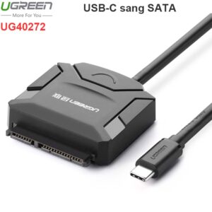 USB-C sang SATA III HDD SSD 2.5 3.5'' có cấp nguồn 12V Ugreen 40272