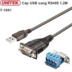 Dây Usb Ra Rs485 80Cm Chính Hãng Unitek Y-1081